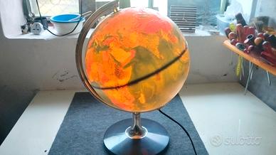 Mappamondo geografico  anni 70