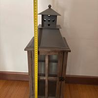 Lanterna in legno anticato