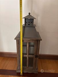 Lanterna in legno anticato