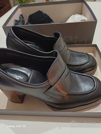 mocassini con tacco donna Nero Giardini