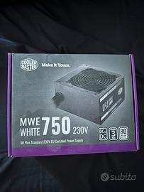 alimentatore pc fisso cooler master MWE WHITE 750w