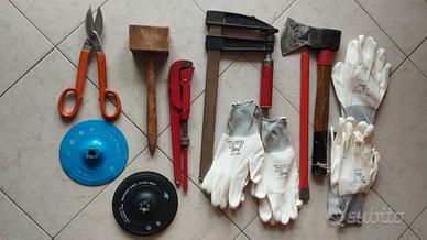 lotto ferramenta attrezzature ascia beta blocco 