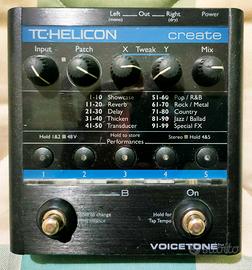 Pedale effetti vocali TC HELICON VoiceTone Create