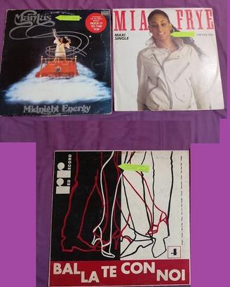 3 Dischi in Vinile genere Misto