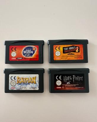 Lotto 4 giochi Game Boy Advance ORIGINALI PAL