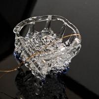 soprammobile /bomboniera,poltrona in vetro