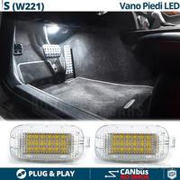 Luci LED Vano Piedi Per MERCEDES CLASSE S W221