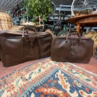 Valigie vintage originali in pelle