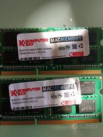 RAM 16gb (8x2) e HD solid state da 480gb 