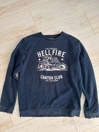 Felpa uomo XL Hellfire Canyon Club blu
