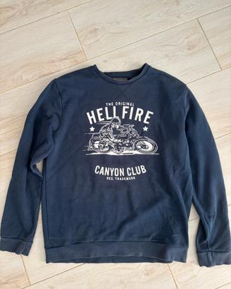 Felpa uomo XL Hellfire Canyon Club blu