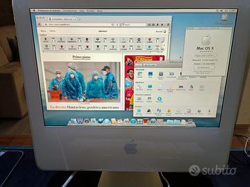 iMac g5 2gb RAM 75gb HD sorbet leopard vintage