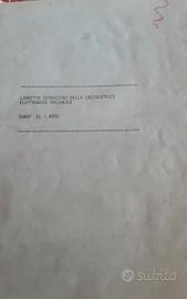 Libretto istruzioni calcolatrice SHARP EL - 6200