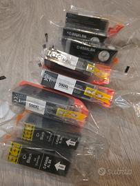 8 Cartucce Epson 550XL Black 