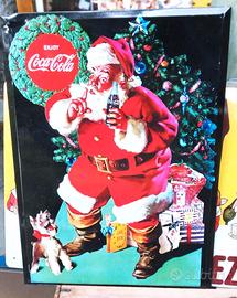 Quadro pubblicità in latta Coca Cola