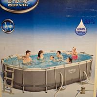 piscina Bestway 4,8m*3m*1,07 + aspiratore