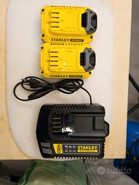 Batterie Caricabatterie Stanley Fatmax 20V