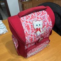 Zaino rosso con gatto Tiger