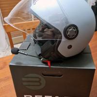 Casco Jet con bluetooth integrato