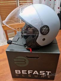 Casco Jet con bluetooth integrato