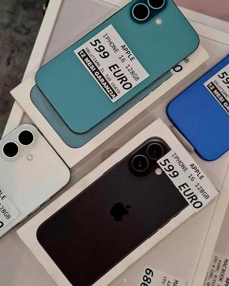 IPHONE 16 128GB mix colori