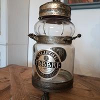 Raro Vaso Vintage Ciliegie Fabbri vetro