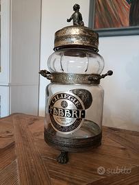 Raro Vaso Vintage Ciliegie Fabbri vetro