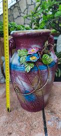 Anfora decorativa in ceramica h cm30