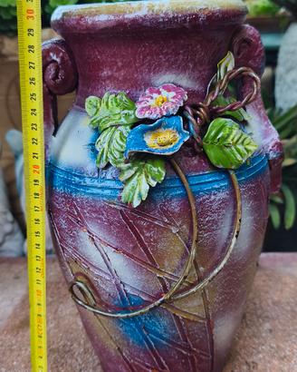 Anfora decorativa in ceramica h cm30