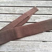 Cravatta vintage kaki invernale da Ufficiale E.I.