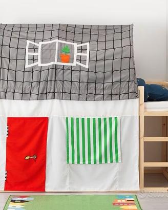 Tenda gioco per bambini pef letto Ikea Kura
