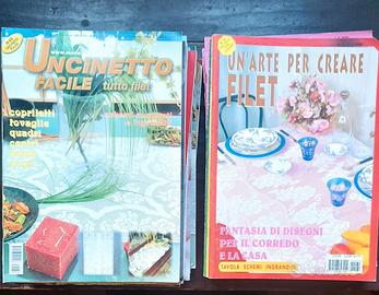 Riviste uncinetto filet punto croce