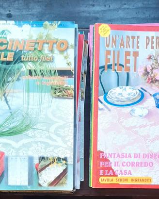 Riviste uncinetto filet punto croce
