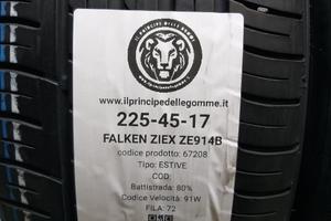 2 GOMME 225 45 17 FALKEN A67208