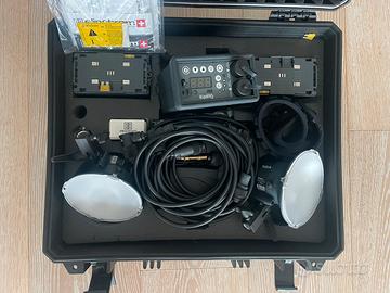 Flash Elinchrom a batteria