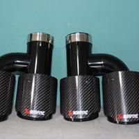 Terminali akrapovic con uscita ad h