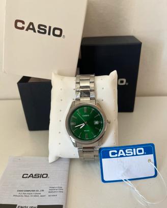 Orologio casio verde