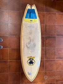 Tavola surf 6’0+sacca doppia+pinne