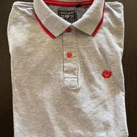 Polo Ascot Sport grigio melange, taglia L.