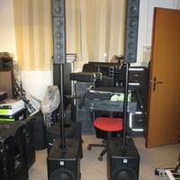 Impianto Audio Professionale Attivo 1800 Watt