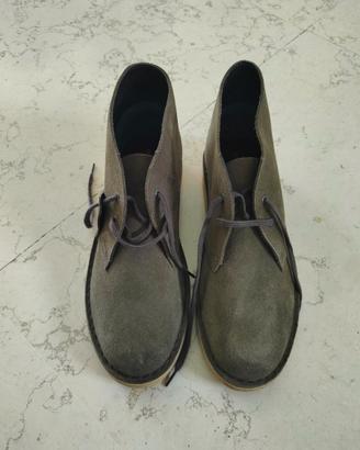 scarpe clarks 42 (41) colore verde militare nuove