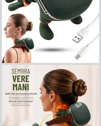 Massaggiatore cervicale collo spalle ergonomic 4D