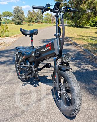 Bicicletta elettrica fat 300km di autonomia NUOVA
