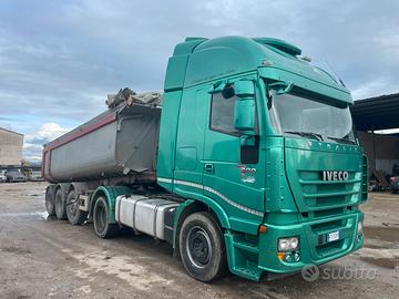 Stralis 500 + semirimorchio ribaltabile 10gomme
