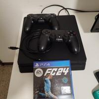 Ps4 slim 500gb+2pad+eafc24