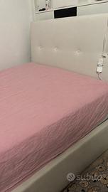 letto piazza e mezzo bianco