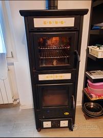 stufa a legna con forno