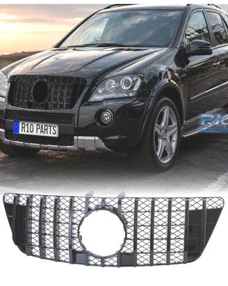GRIGLIA PER MERCEDES M ML W164 08-11 LOOK AMG NERO