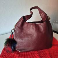 Borsa in pelle bordeaux