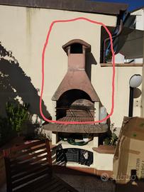 caminetto per barbecue 